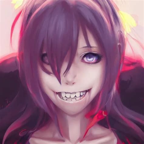 anime portrait of a cute ghoul smiling as an anime | Stable Diffusion | OpenArt