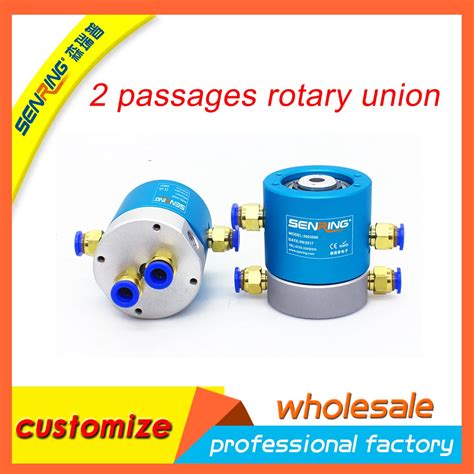 Rotary joint SNQ series 2 channels 3002006 hydraulic Electrical slip ...