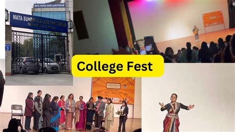 Mata sundri college Fest😍#delhiuniversity #vlog - YouTube