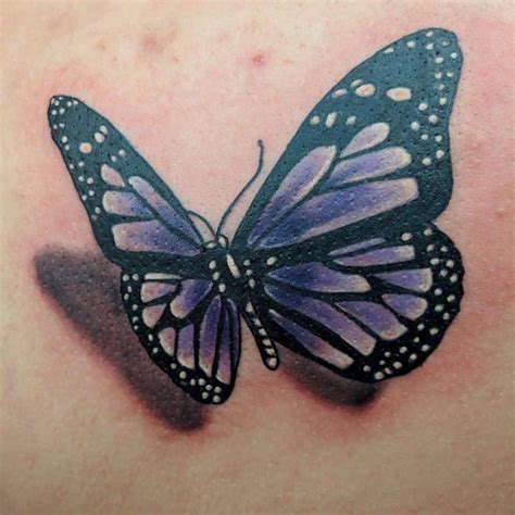 Purple Butterfly Tattoo Ideas