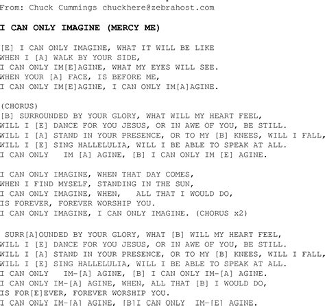 I Can Only Imagine Chords Pdf - Sheet and Chords Collection