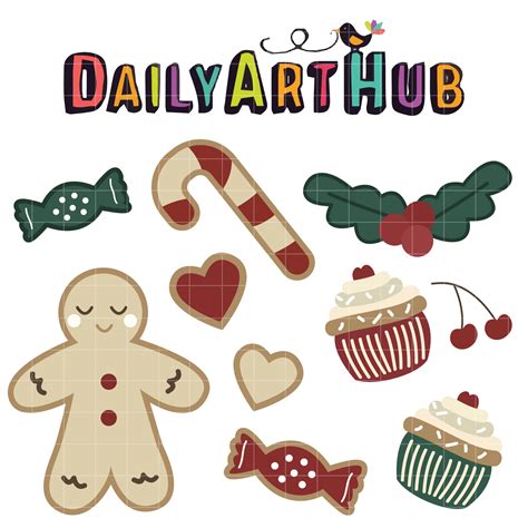 Christmas Goodies Clip Art Set – Daily Art Hub // Graphics, Alphabets & SVG