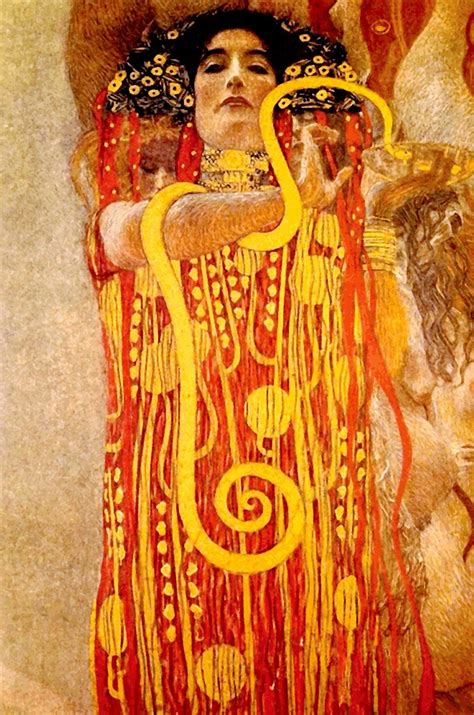 European art, Allegory of Medicine Higeya by Gustav Klimt (1862-1918) FINE ART PRINT, high ...