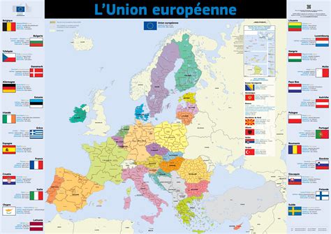 L'Union européenne – Carte | Strasbourg Europe