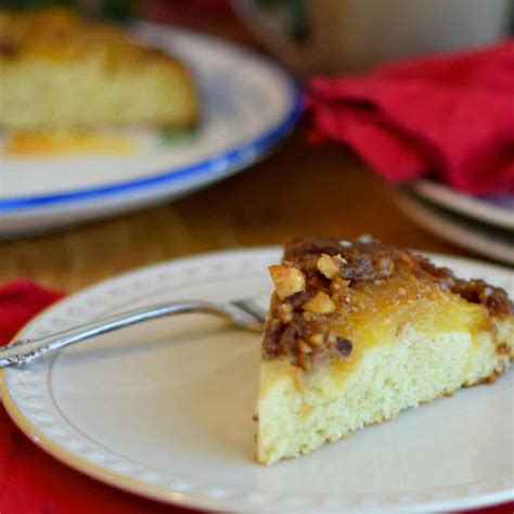 Pineapple Macadamia-Nut Upside-Down Cake - LindySez | Recipes