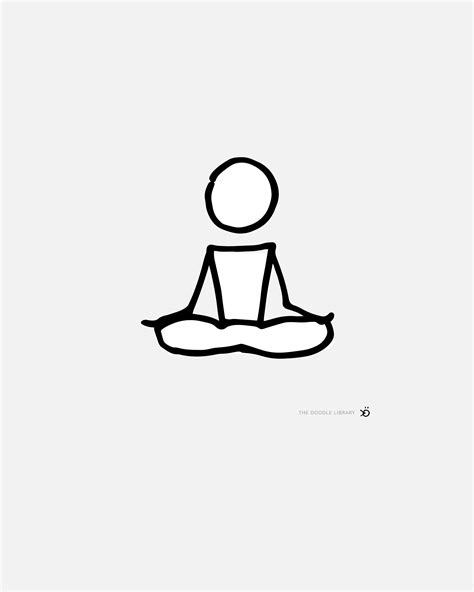 Meditation Drawing Best Ppt Template | Hot Sex Picture