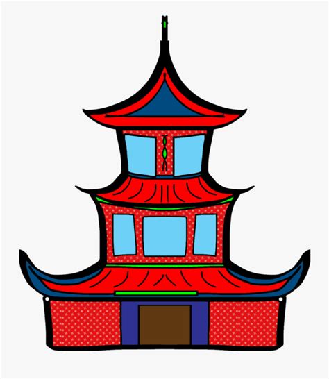 Pagoda Clipart Chinese - Klenteng Animasi , Free Transparent Clipart - ClipartKey