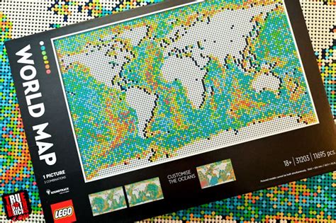 World Map (31203) Review - LEGO® Art - True North Bricks