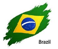 Grunge Background Brazil Flag Stock Illustration - Illustration of design, blue: 4955718