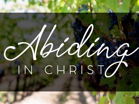 Abiding in Christ: June 23, 2019 | Heritage