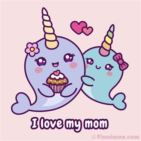 Cute Narwhal Girl Finnimoo - Funny Kawaii Cartoon Comic Pictures | Cute narwhal, Unicorn ...