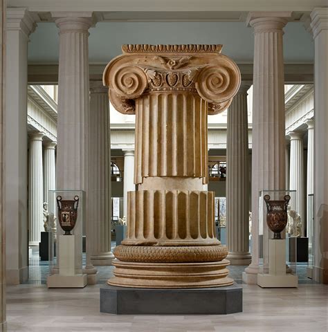 Marble column from the Temple of Artemis at Sardis | Greek | Hellenistic | The Metropolitan ...