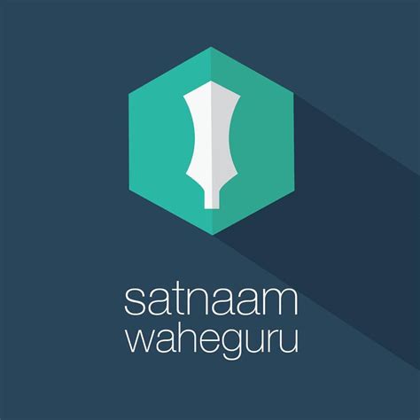 Download Satnaam Waheguru Green Graphic Wallpaper | Wallpapers.com