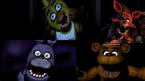 All five nights at Freddy's 1 jump scares | Horror game, Jumpscare, Fnaf