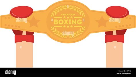 boxing championship belt isolated icon Stock Vector Art & Illustration, Vector Image: 123702058 ...