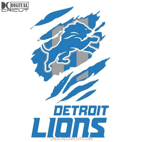 Detroit Lions Svg, NFL Svg, Cricut File, Clipart, Football Svg, Sport ...