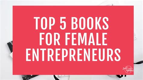 Top 5 Books for Female Entrepreneurs - Rachel Ngom