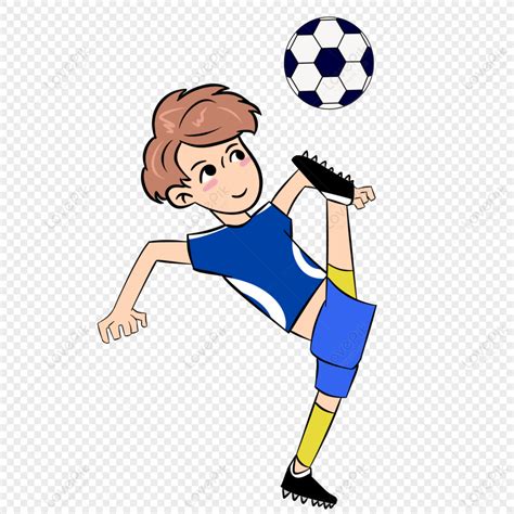 Dibujos Animados De Niño Pequeño Jugando Al Fútbol PNG Imágenes Gratis ...