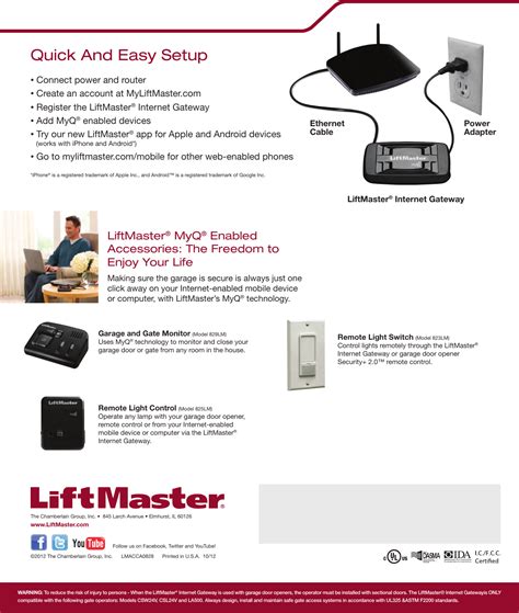 Liftmaster Garage Door Opener User Manual