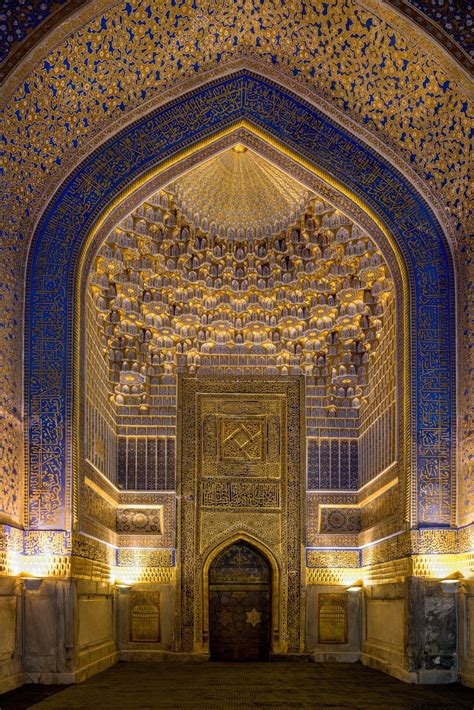 Tilla Kari Mosque and Madrasa (Samarkand, Uzbekistan) | Mosque ...