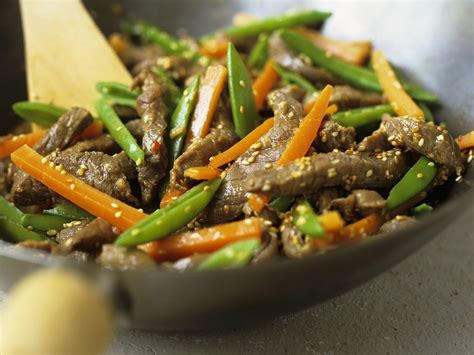 Beef Wok with Vegetables and Sesame recipe | Eat Smarter USA