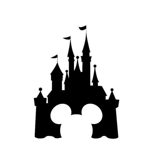 Vector Disney Castle Silhouette Svg - Download Premium SVG File