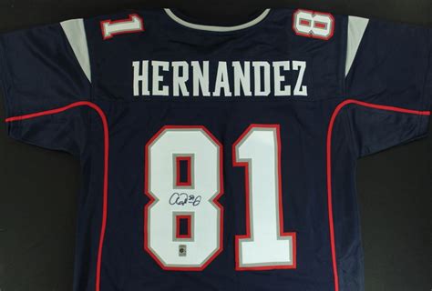 Aaron Hernandez Signed Patriots Jersey (Hernandez COA) | Pristine Auction