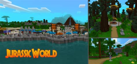 Jurassic World Resort Minecraft Map