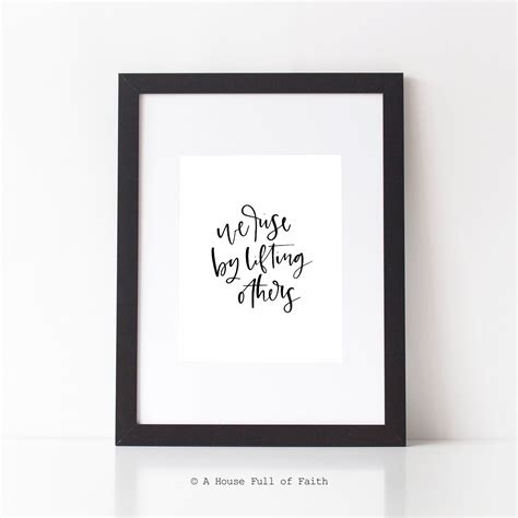 We Rise by Lifting Others Digital Poster PDF 8.5x11 - Etsy