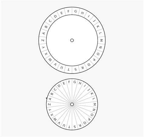 Caesar Cipher Wheel Template