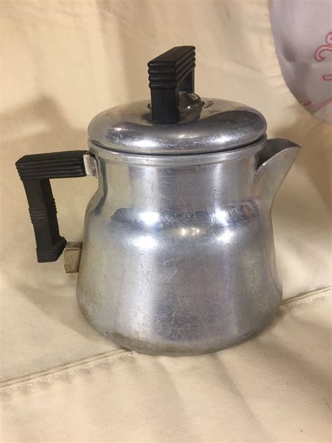 Vintage Wear-Ever Aluminum Coffee Pot 1950s Small Camping | Etsy