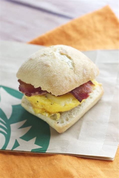 Copycat Starbucks Bacon Gouda Breakfast Sandwiches