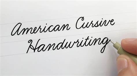 American Cursive Handwriting | For Beginners