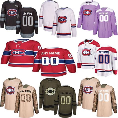 2019 New Montrea Canadiens Hockey Jerseys Multiple Styles Mens Custom ...