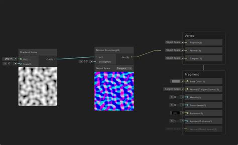 (Shader graph) Why can't I connect the "normal from height" node to the normal output? : r/Unity3D