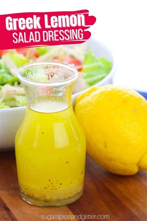 Lemon Olive Oil Salad Dressing (with Video) ⋆ Sugar, Spice and Glitter