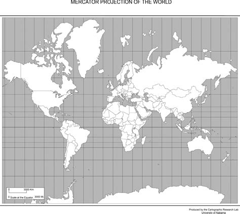 Maps Of The World throughout World Map Mercator Projection Printable | Printable Maps