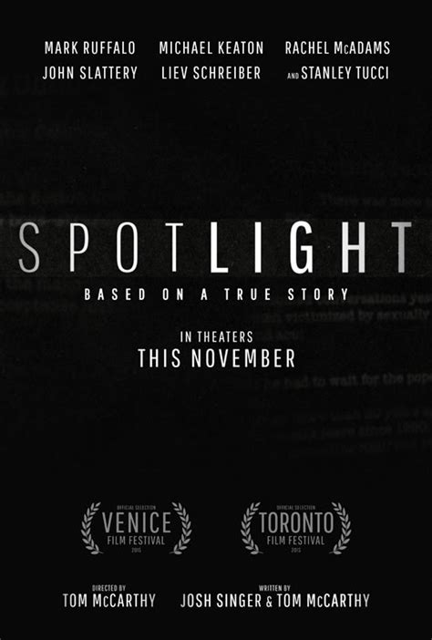 Spotlight Movie Poster - #245598