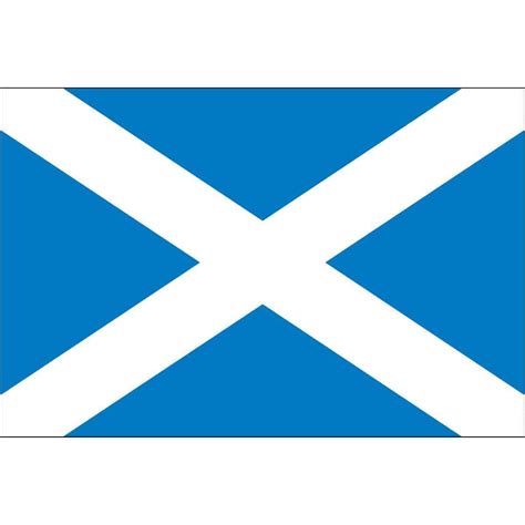 Scotland Flag -St. Andrew's Cross 4x6 ft Nylon -USA Made