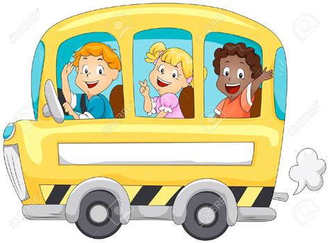 school bus and children clipart - Clipground