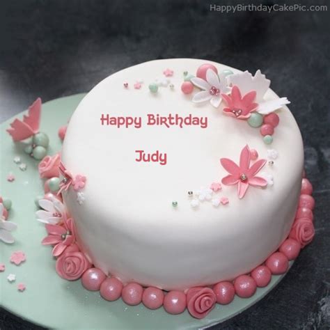 ️ Flowers Elegant Cake For Judy