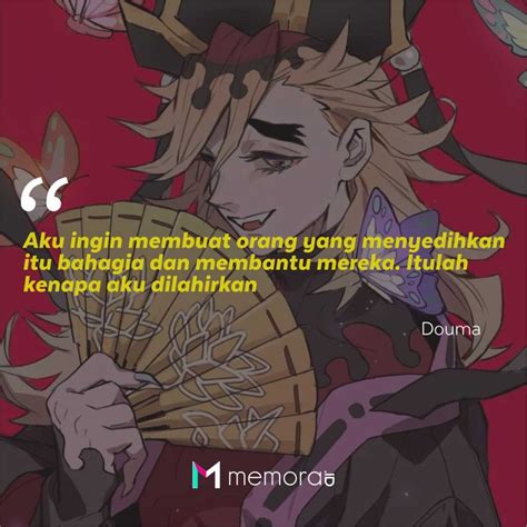 19 Kata-Kata Mutiara Douma, Iblis Bulan Atas 2 Kimetsu No Yaiba - Memora.ID