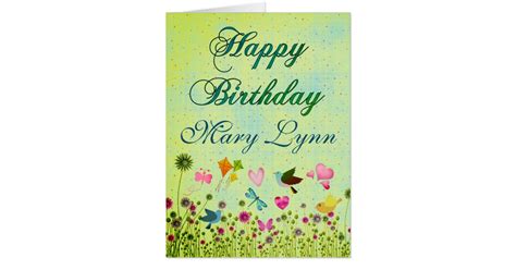 GIANT Happy Birthday Personalized Card | Zazzle