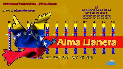 Alma Llanera Flauta Dulce Con Notas / Tradicional Venezolana Akkorde - Chordify