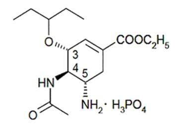 Chemical structure of oseltamivir phosphate. | Download Scientific Diagram