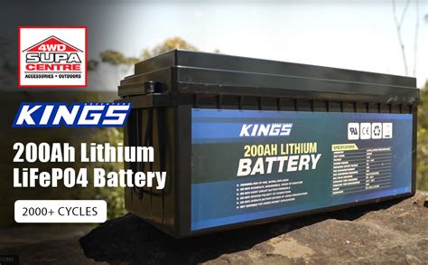 Kings 200Ah Lithium Battery 12V LiFePO4 Prismatic Cell Quality ...