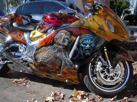 Awesome Airbrushing | Motorcycle paint jobs, Motorcycle painting ...