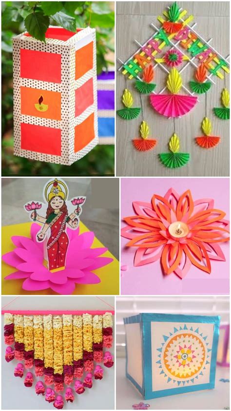 Diwali Paper Crafts to Celebrate the Festival - Kids Art & Craft