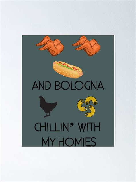 "Chicken Wing Song Fitted " Poster for Sale by EvertreeDS | Redbubble