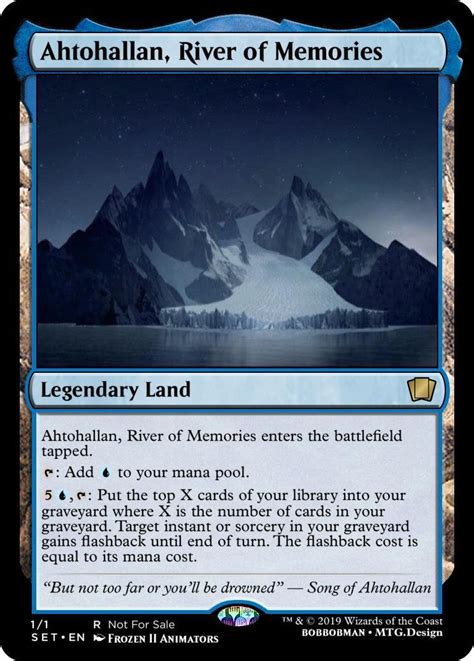 Ahtohallan, River of Memories (Minor Frozen II Spoilers) : custommagic